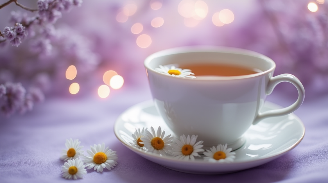 آرام بخش حرفه ای: دمنوش بابونه و ریشه گل ختمی